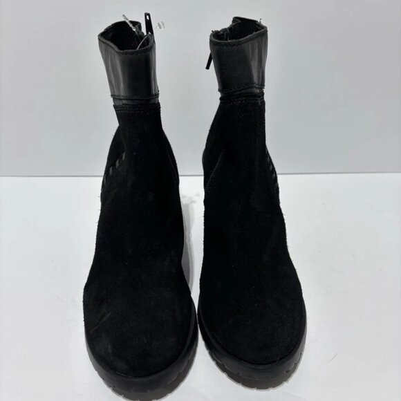 Enjoiya Women’s Black Wedge Ankle Bootie, Size 9 M - Picture 3 of 6